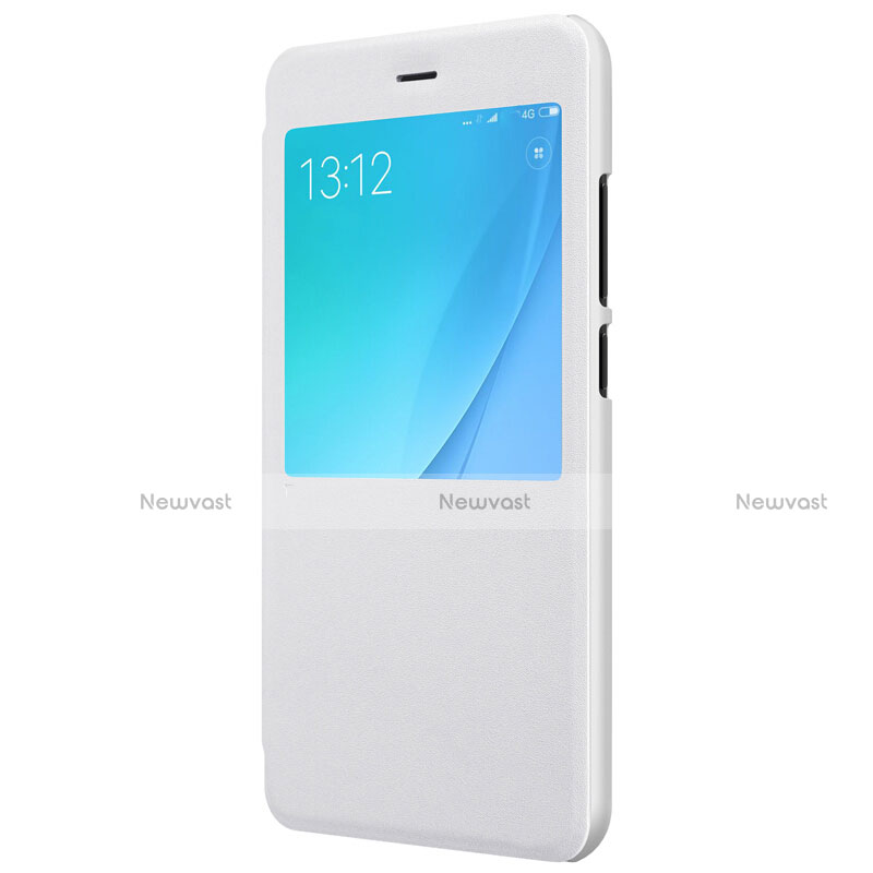 Leather Case Stands Flip Cover for Xiaomi Mi A1 White