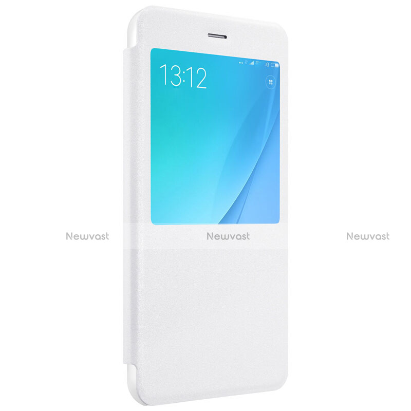 Leather Case Stands Flip Cover for Xiaomi Mi A1 White