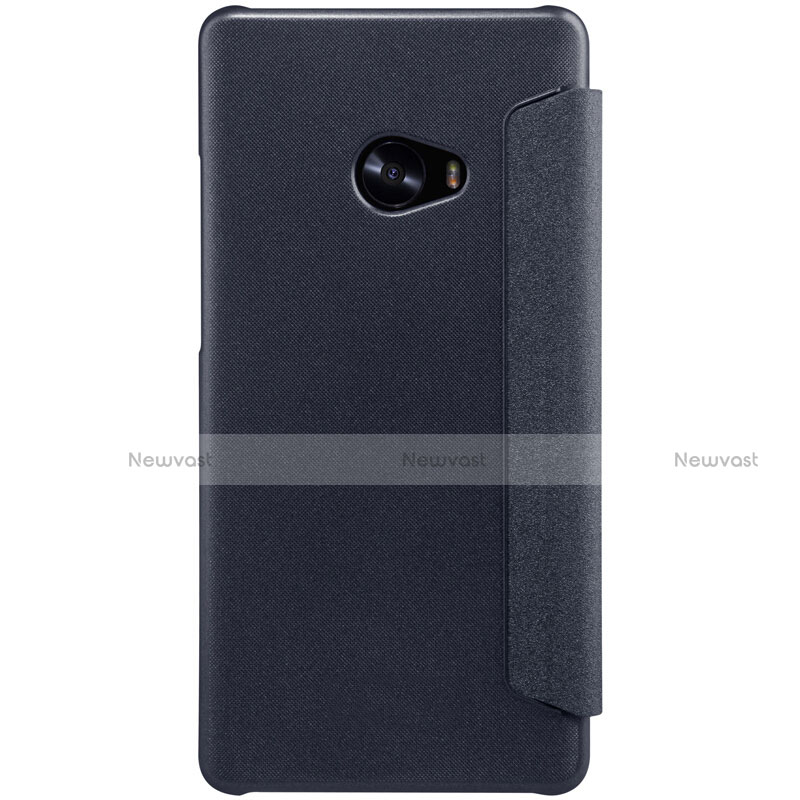 Leather Case Stands Flip Cover for Xiaomi Mi Note 2 Black