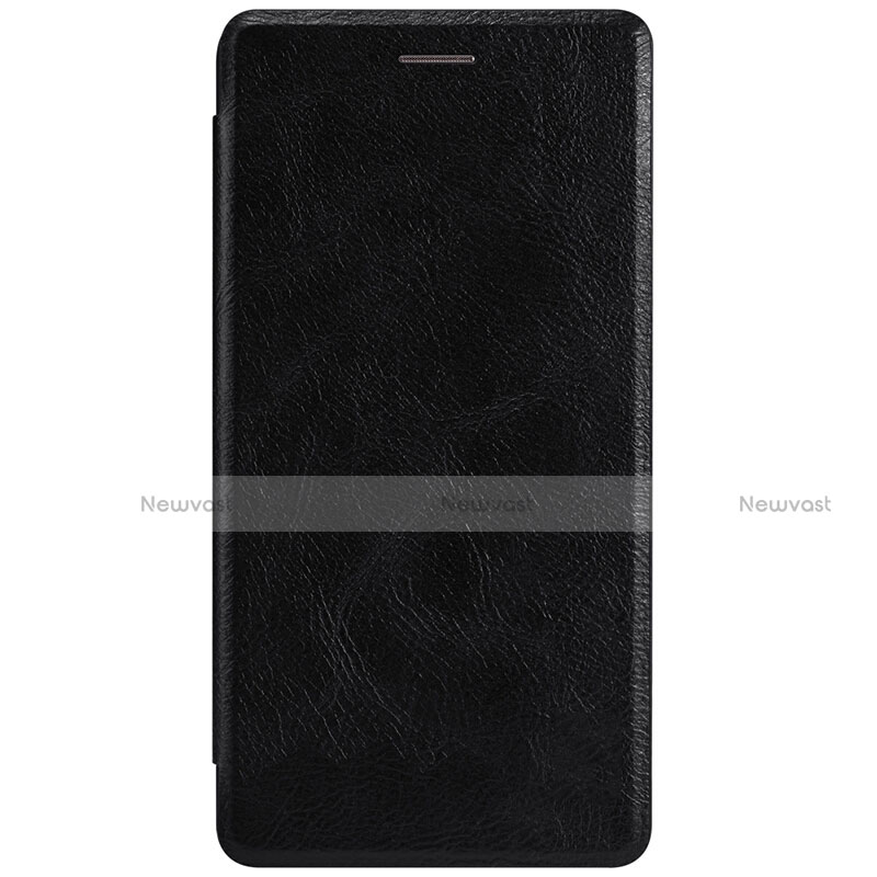 Leather Case Stands Flip Cover for Xiaomi Mi Note Black