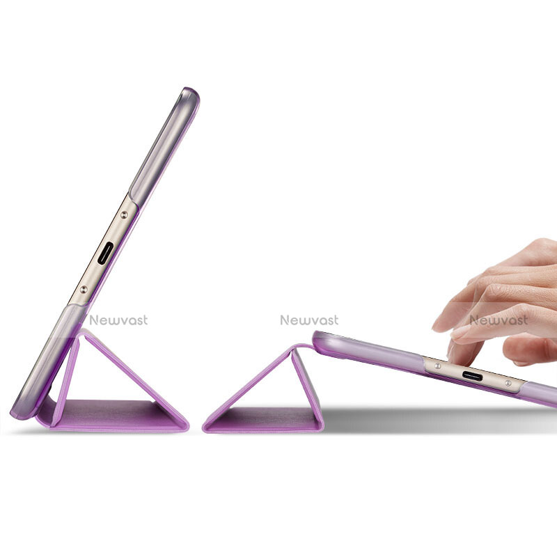 Leather Case Stands Flip Cover for Xiaomi Mi Pad 2 Purple