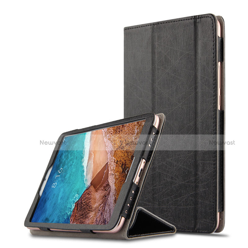 Leather Case Stands Flip Cover for Xiaomi Mi Pad 4 Plus 10.1 Black