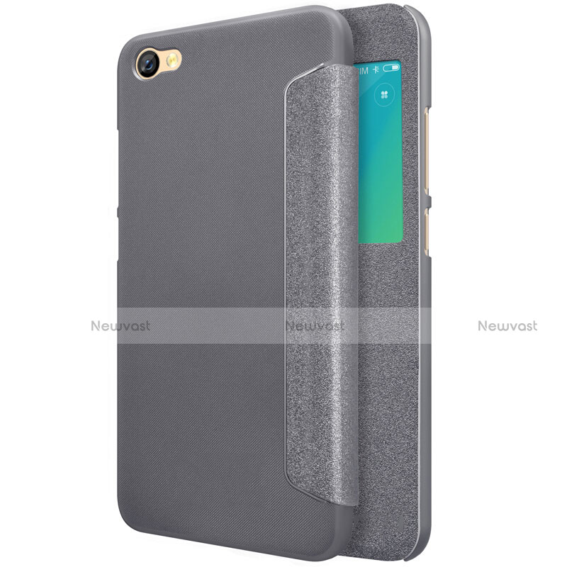 Leather Case Stands Flip Cover for Xiaomi Redmi Note 5A Standard Edition Black