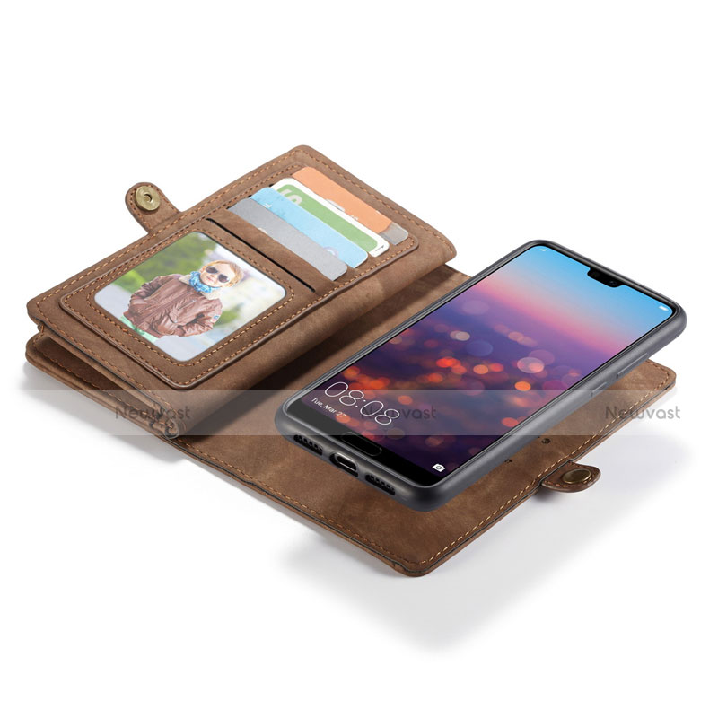 Leather Case Stands Flip Cover G02 Holder for Huawei P20