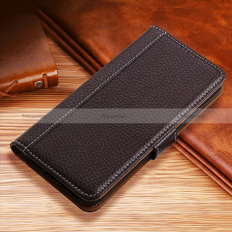 Leather Case Stands Flip Cover H01 Holder for Apple iPhone 14 Pro