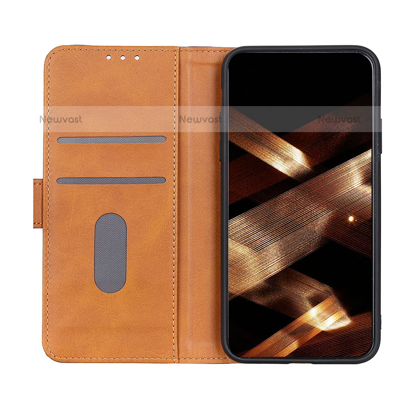 Leather Case Stands Flip Cover H01 Holder for Apple iPhone 15 Pro