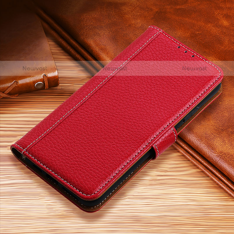 Leather Case Stands Flip Cover H01 Holder for Apple iPhone 15 Pro