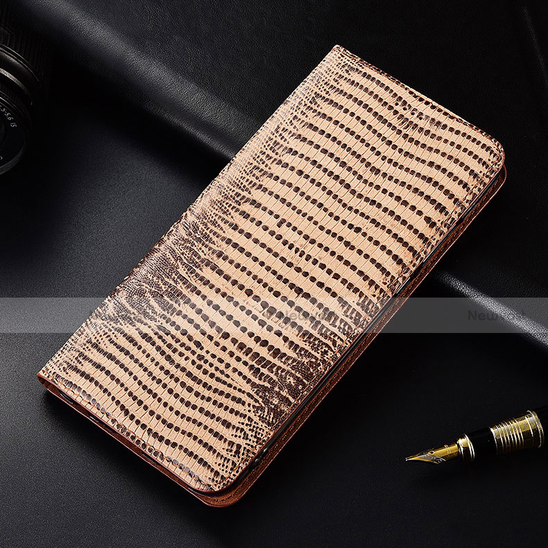 Leather Case Stands Flip Cover H03 Holder for Apple iPhone 13 Pro