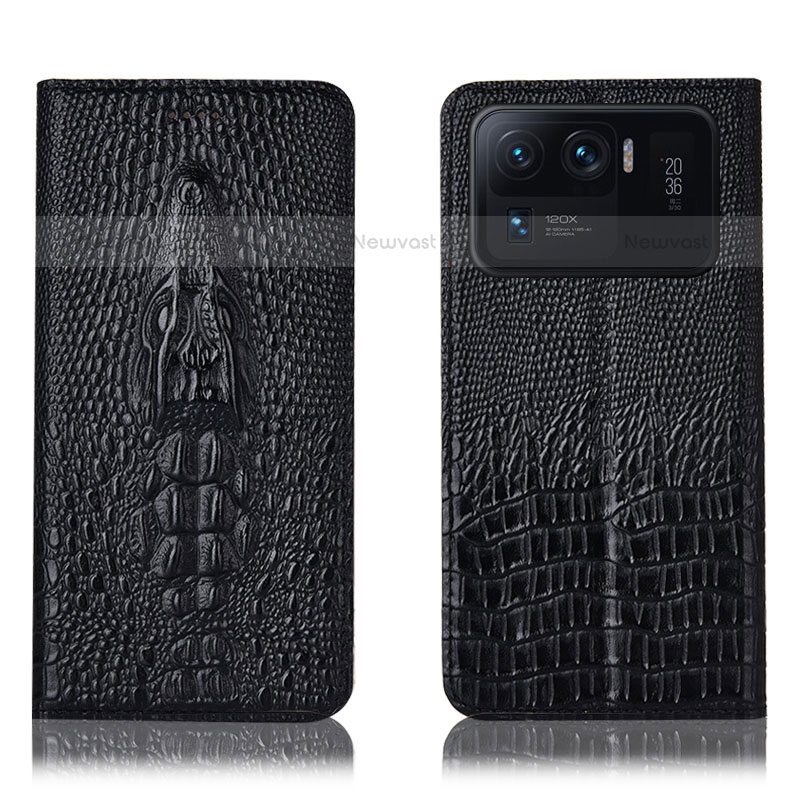 Leather Case Stands Flip Cover H03P Holder for Xiaomi Mi 11 Ultra 5G