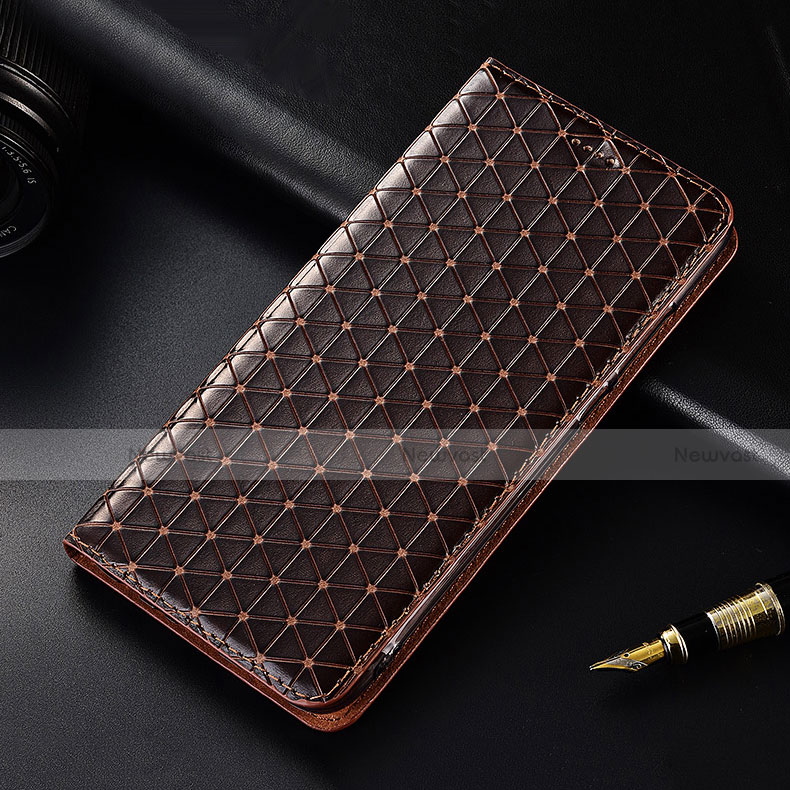 Leather Case Stands Flip Cover H05 Holder for Apple iPhone 13 Mini