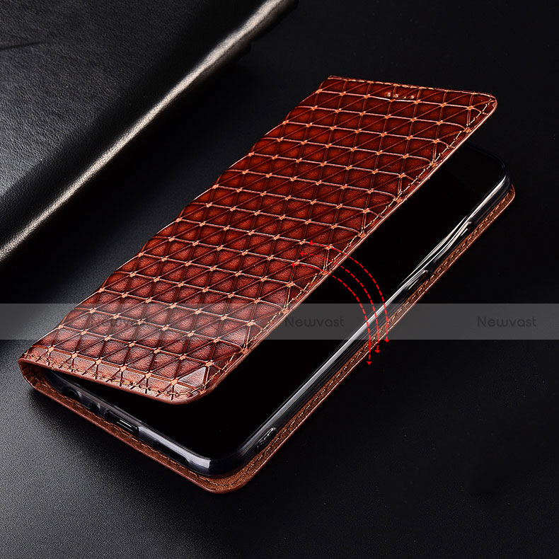 Leather Case Stands Flip Cover H05 Holder for Apple iPhone 14