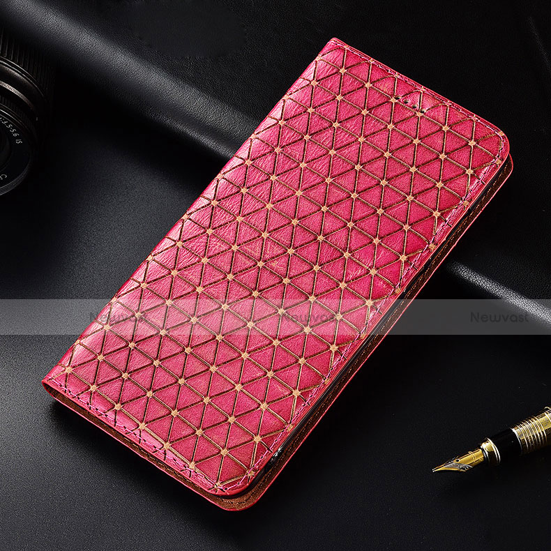 Leather Case Stands Flip Cover H05 Holder for Apple iPhone 14 Plus