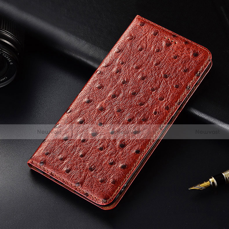 Leather Case Stands Flip Cover H06 Holder for Apple iPhone 14 Pro