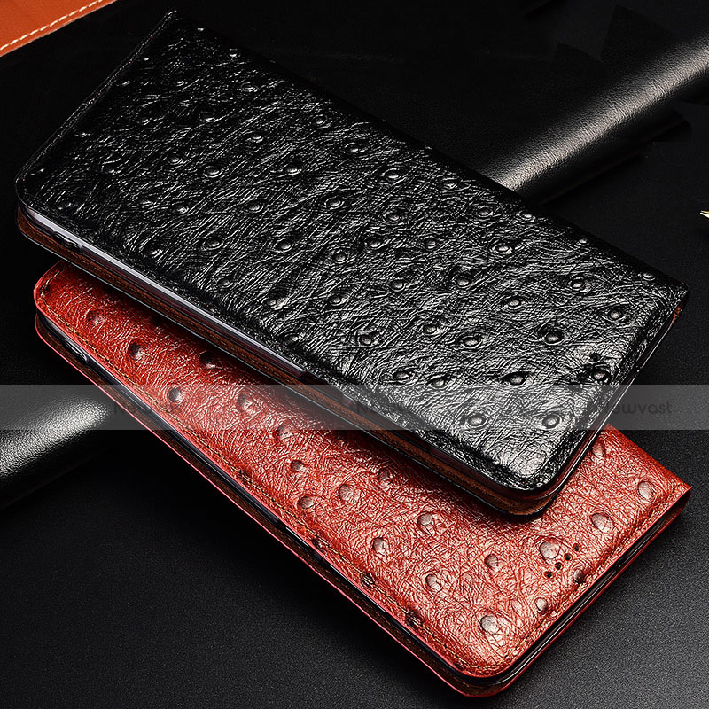 Leather Case Stands Flip Cover H06 Holder for Apple iPhone 15 Pro Max