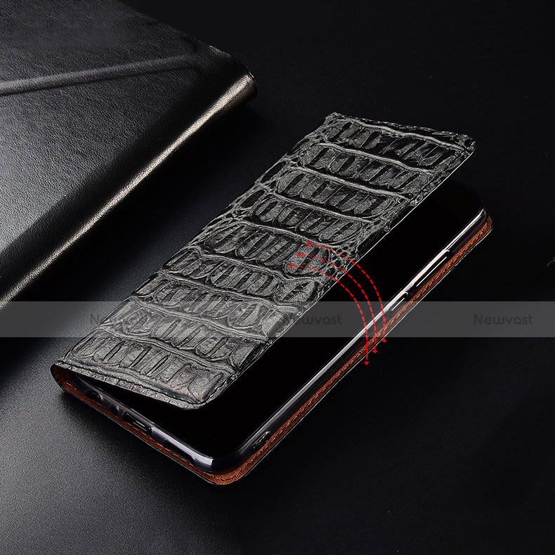 Leather Case Stands Flip Cover H07 Holder for Apple iPhone 14 Pro