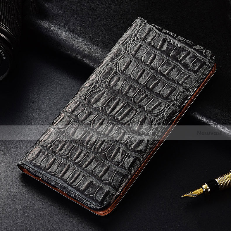 Leather Case Stands Flip Cover H07 Holder for Apple iPhone 15