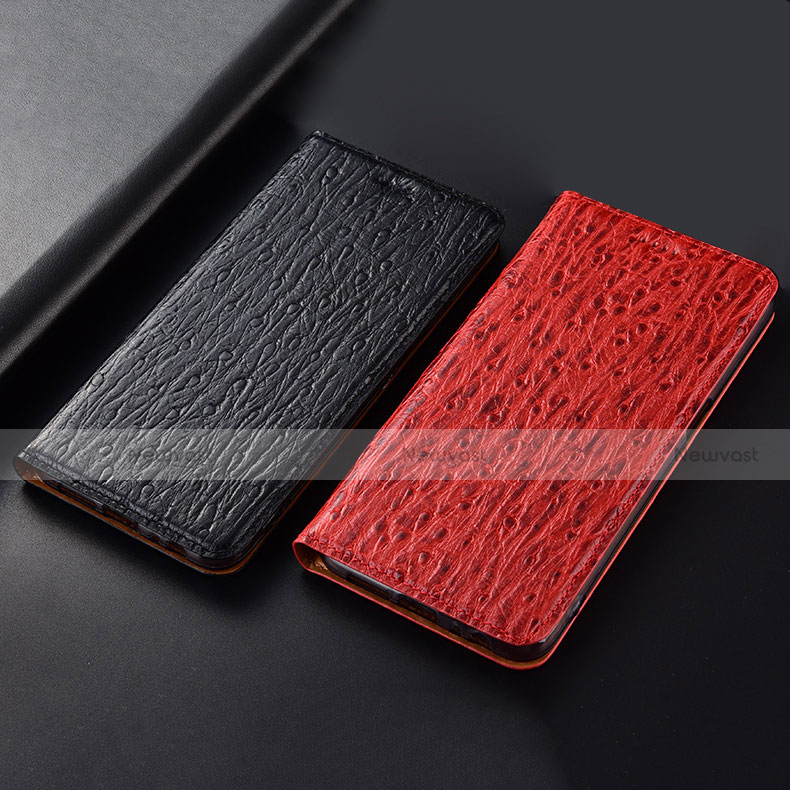 Leather Case Stands Flip Cover H16 Holder for Apple iPhone 15