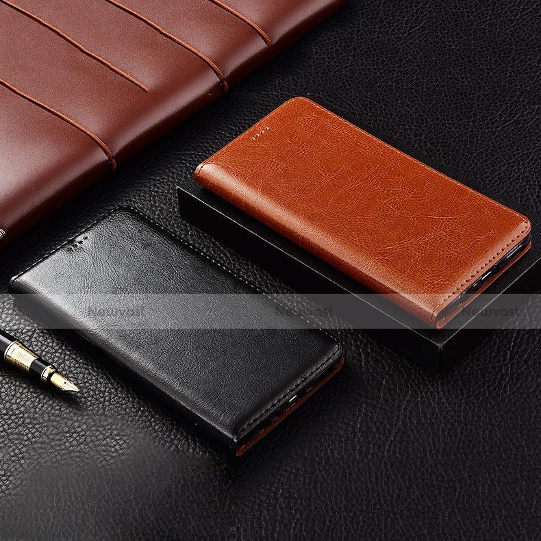 Leather Case Stands Flip Cover H19 Holder for Apple iPhone 15