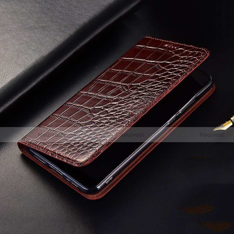 Leather Case Stands Flip Cover H22 Holder for Apple iPhone 15 Pro Max