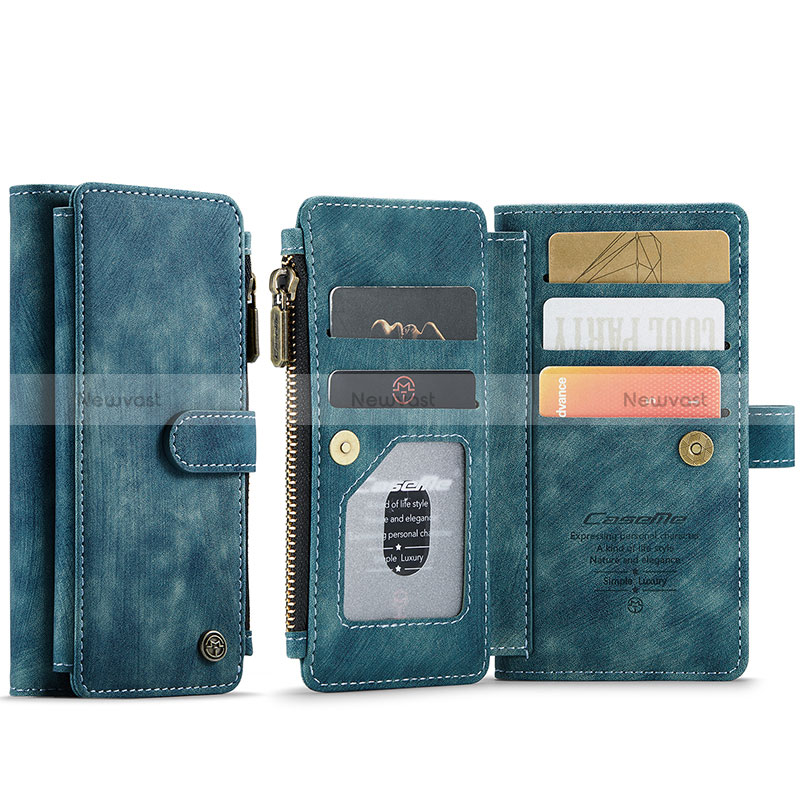 Leather Case Stands Flip Cover H27 Holder for Apple iPhone 15