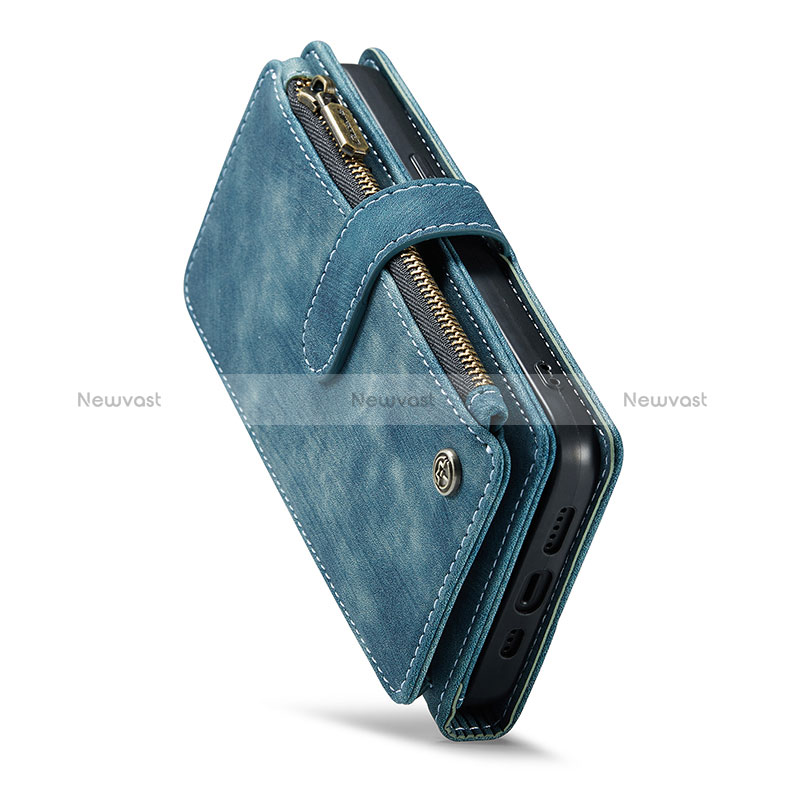 Leather Case Stands Flip Cover H27 Holder for Apple iPhone 16 Pro Max