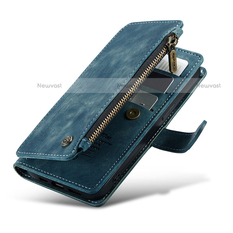 Leather Case Stands Flip Cover H28 Holder for Apple iPhone 13 Mini