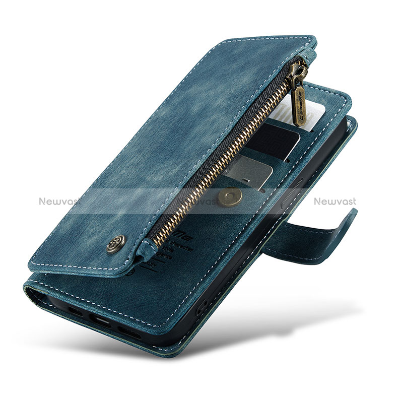 Leather Case Stands Flip Cover H28 Holder for Apple iPhone 15