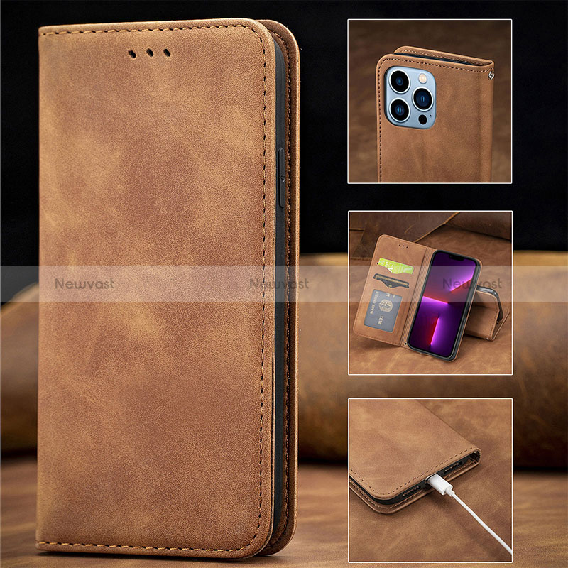 Leather Case Stands Flip Cover H29 Holder for Apple iPhone 14 Pro Max