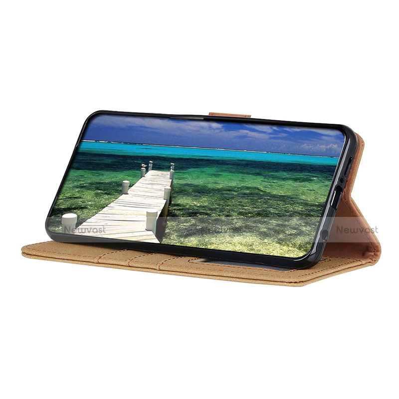 Leather Case Stands Flip Cover Holder A01D for Motorola MOTO G52