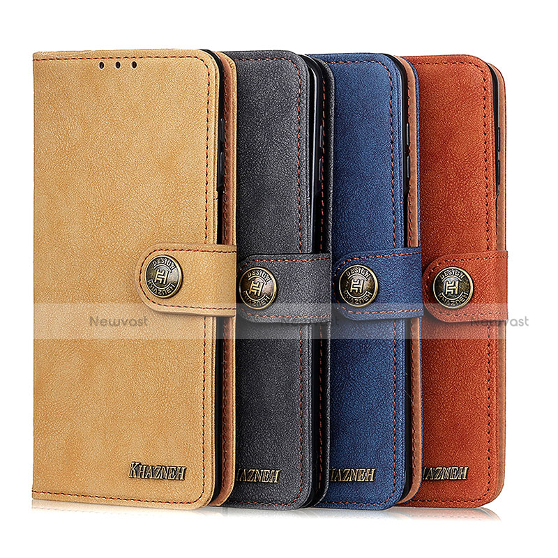 Leather Case Stands Flip Cover Holder A01D for Motorola Moto G82 5G