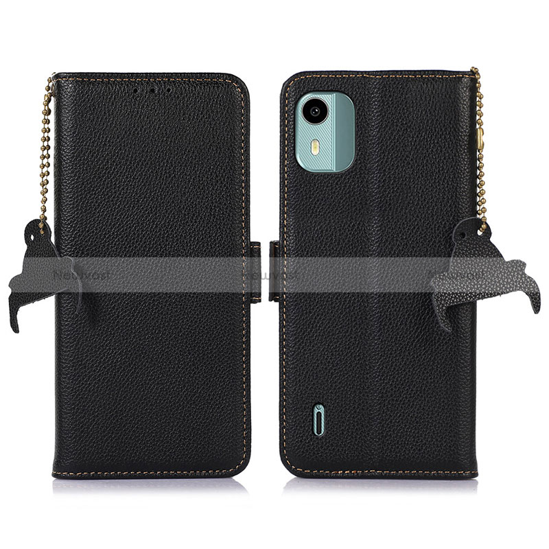 Leather Case Stands Flip Cover Holder A01D for Nokia C12