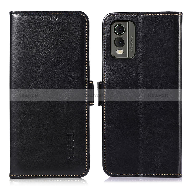 Leather Case Stands Flip Cover Holder A01D for Nokia C210