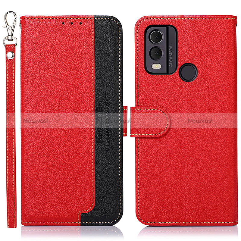 Leather Case Stands Flip Cover Holder A01D for Nokia C22