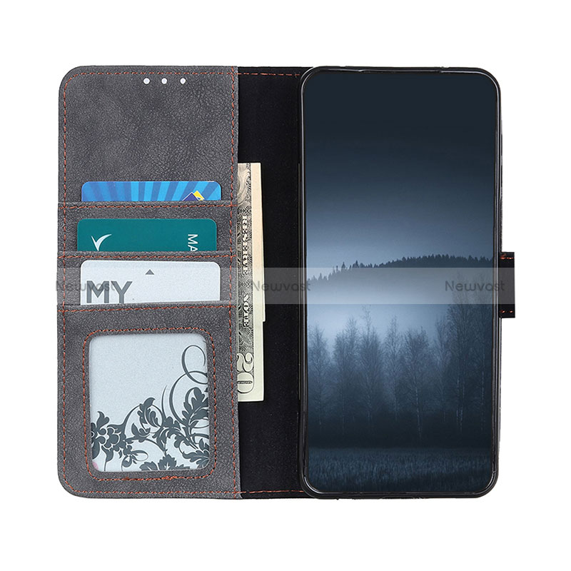 Leather Case Stands Flip Cover Holder A01D for Oppo Reno5 Lite