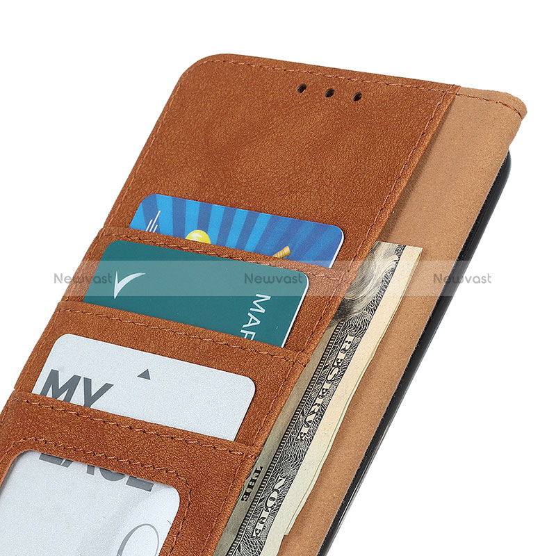 Leather Case Stands Flip Cover Holder A01D for Oppo Reno5 Lite