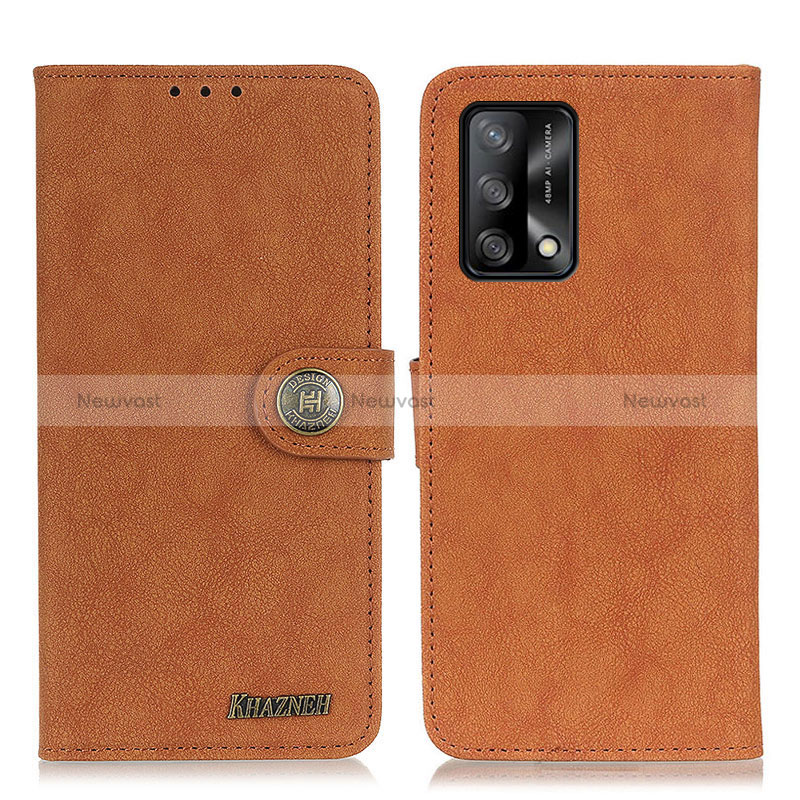 Leather Case Stands Flip Cover Holder A01D for Oppo Reno6 Lite