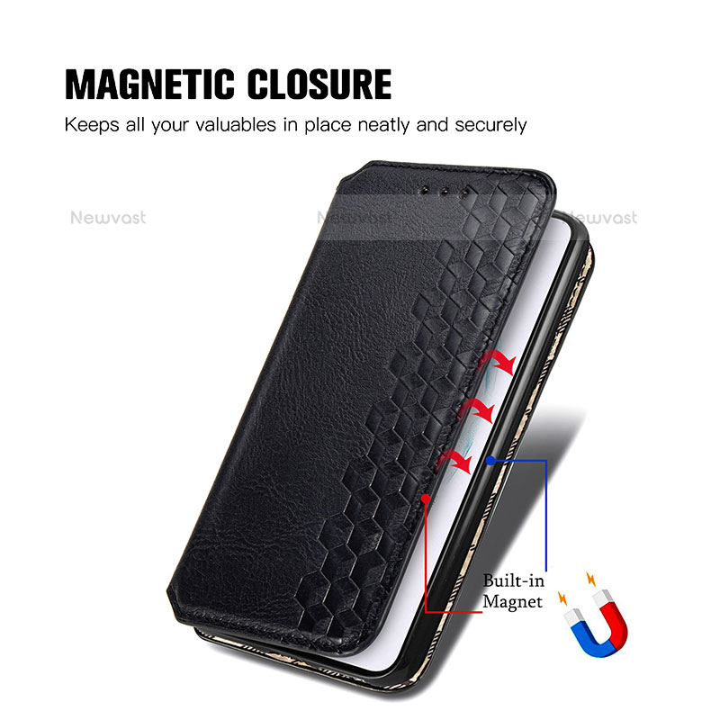 Leather Case Stands Flip Cover Holder A01D for Samsung Galaxy S21 Plus 5G