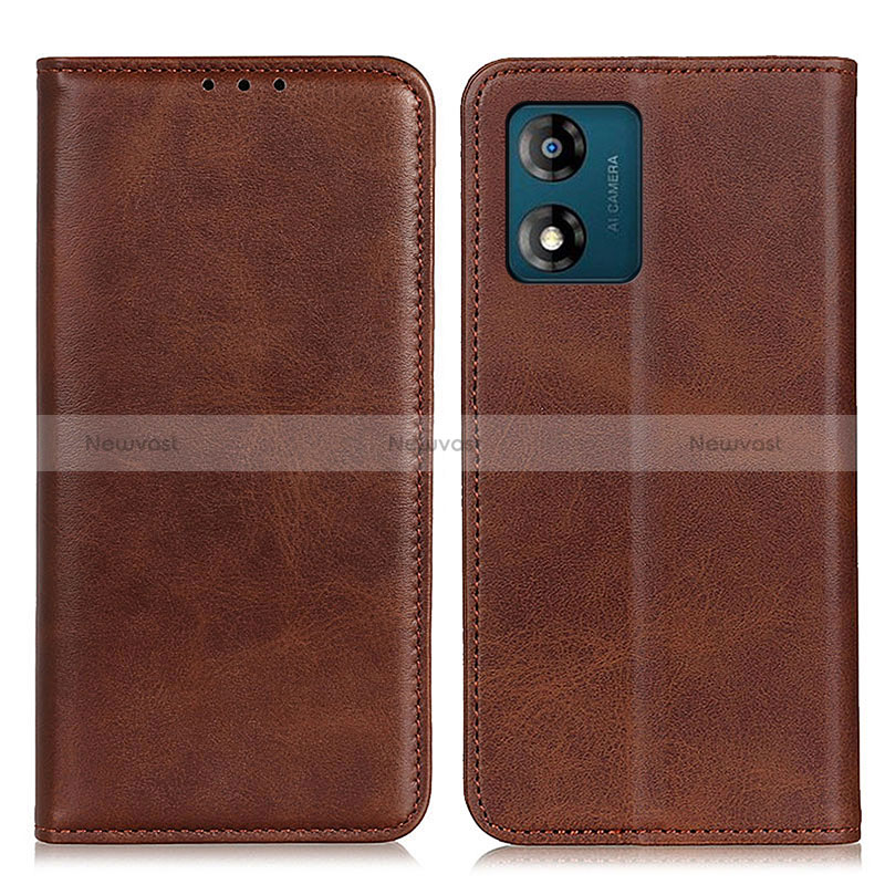 Leather Case Stands Flip Cover Holder A02D for Motorola Moto E13