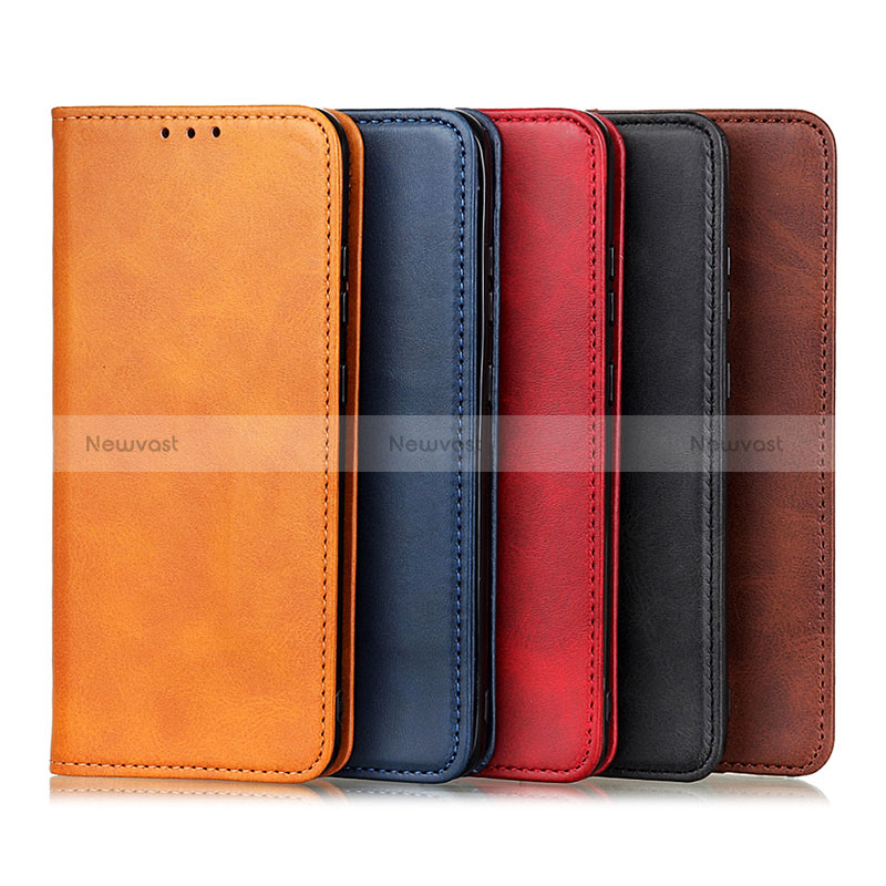 Leather Case Stands Flip Cover Holder A02D for Motorola Moto E22i