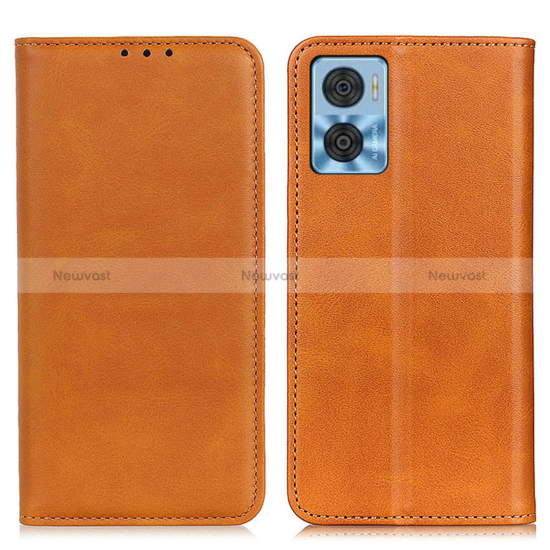 Leather Case Stands Flip Cover Holder A02D for Motorola Moto E22i