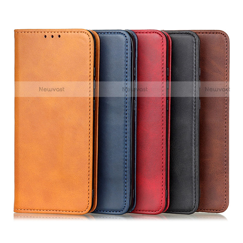 Leather Case Stands Flip Cover Holder A02D for Motorola Moto E40