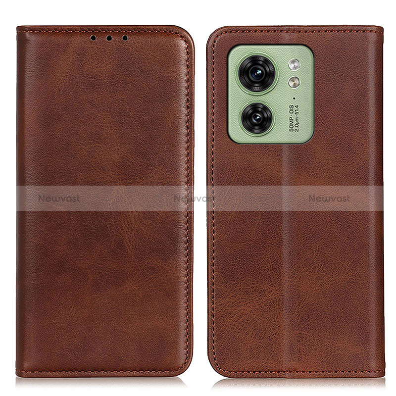 Leather Case Stands Flip Cover Holder A02D for Motorola Moto Edge (2023) 5G