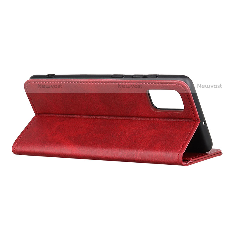 Leather Case Stands Flip Cover Holder A02D for Motorola Moto Edge S 5G