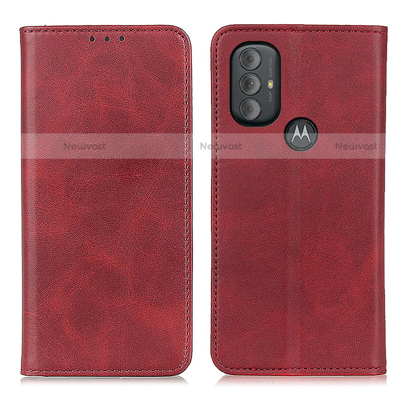 Leather Case Stands Flip Cover Holder A02D for Motorola Moto G Play (2023)