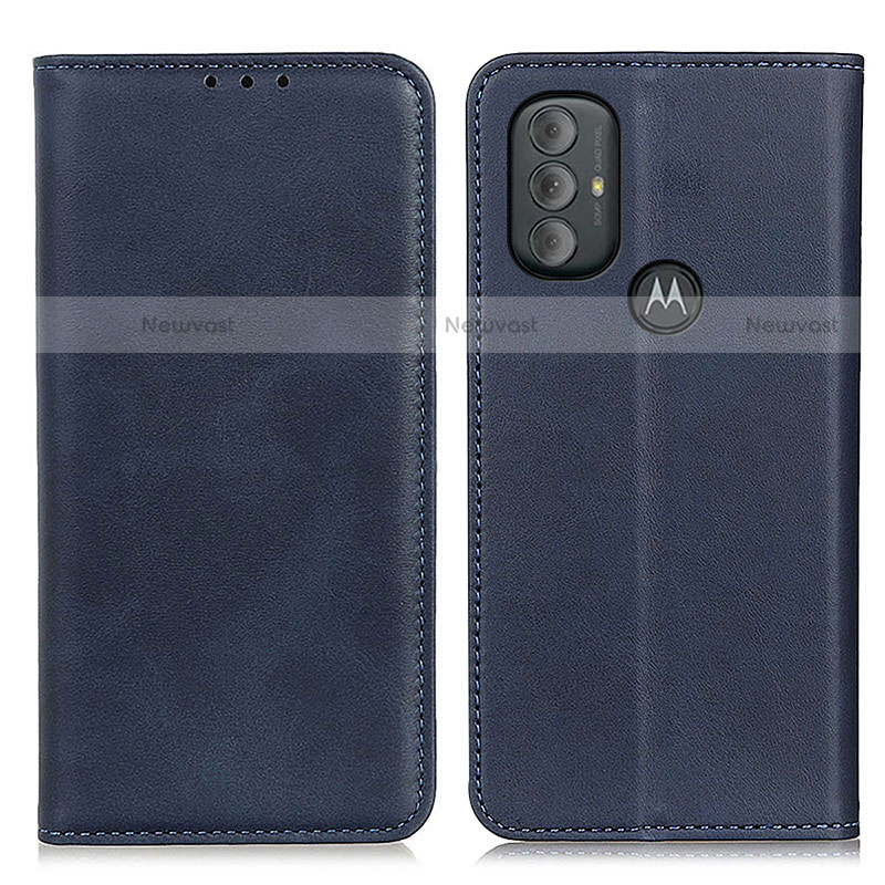 Leather Case Stands Flip Cover Holder A02D for Motorola Moto G Play (2023)