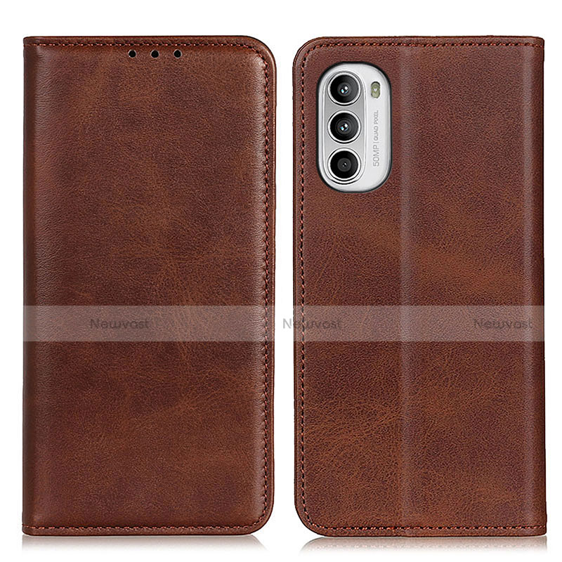 Leather Case Stands Flip Cover Holder A02D for Motorola Moto G71s 5G