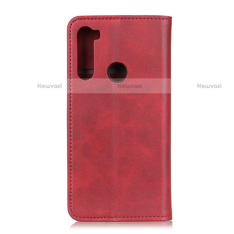 Leather Case Stands Flip Cover Holder A02D for Motorola Moto One Fusion Plus