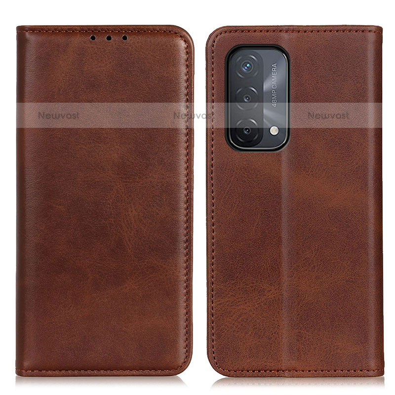 Leather Case Stands Flip Cover Holder A02D for Oppo A93 5G