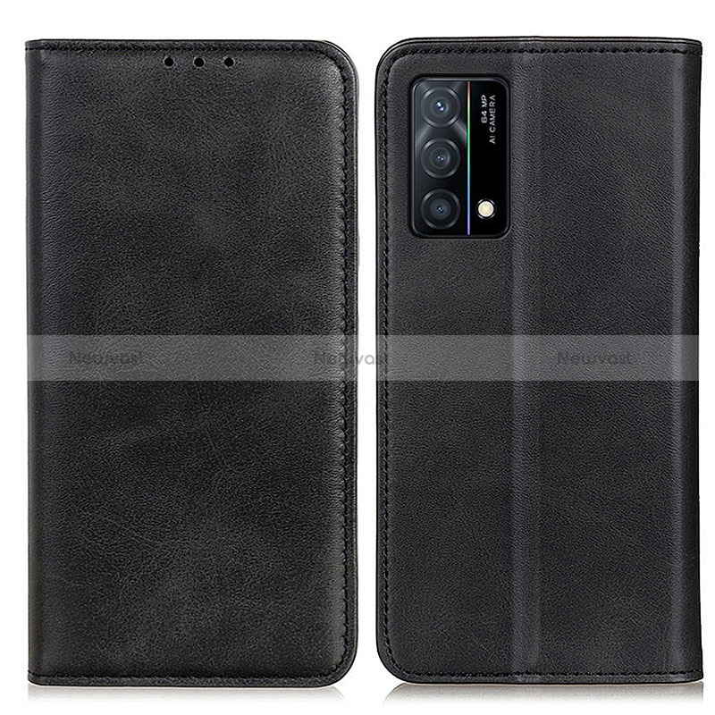 Leather Case Stands Flip Cover Holder A02D for Oppo K9 5G