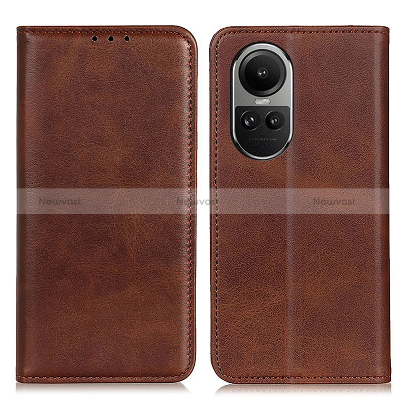 Leather Case Stands Flip Cover Holder A02D for Oppo Reno10 5G